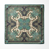 SELENE SILK ASCOT AND POCKET SQUARE SET – PREMIUM COLLECTION